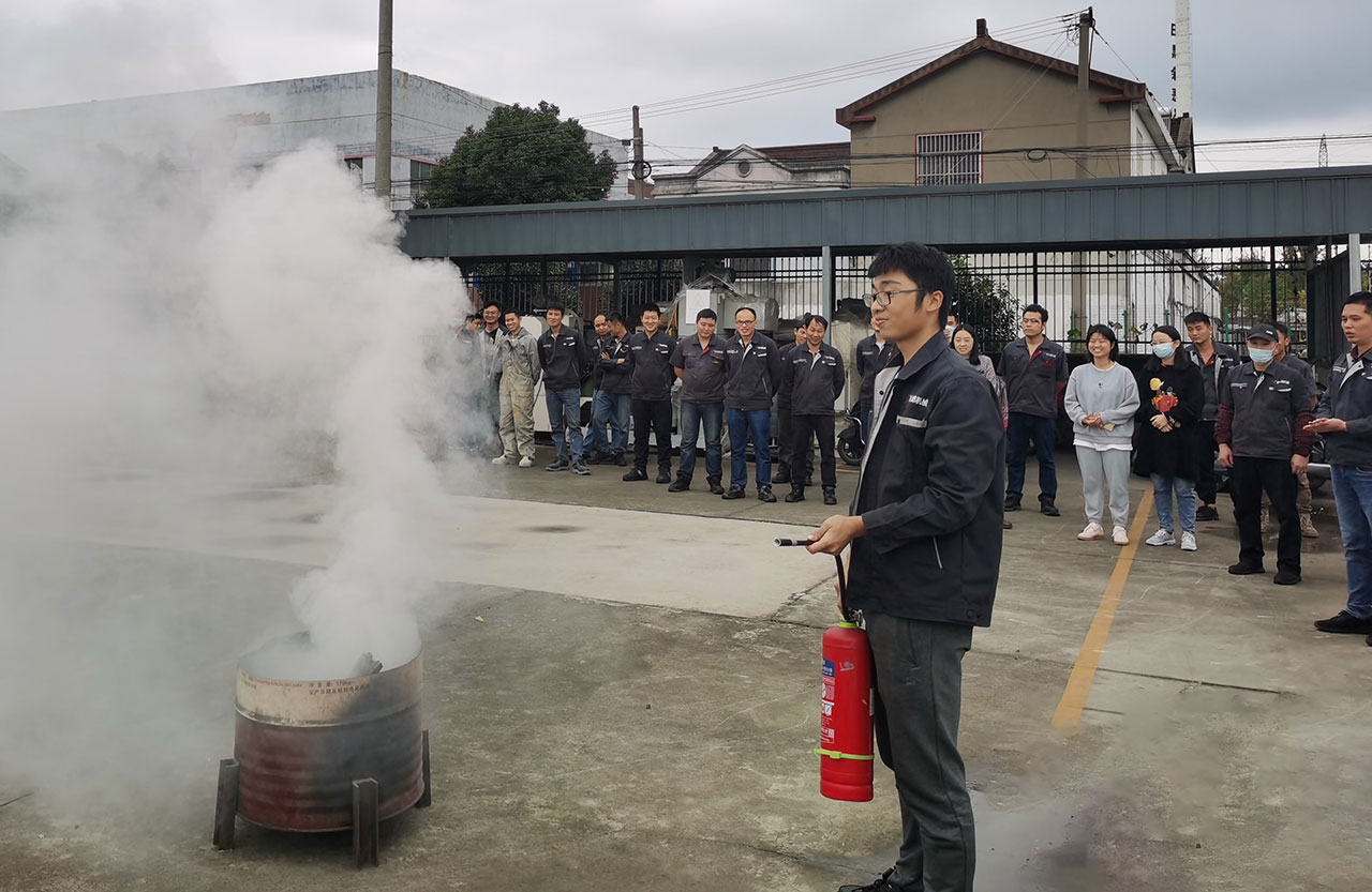 沖床自動化工廠消防培訓