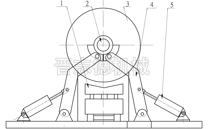 配臺(tái)車的重型材料架結(jié)構(gòu)