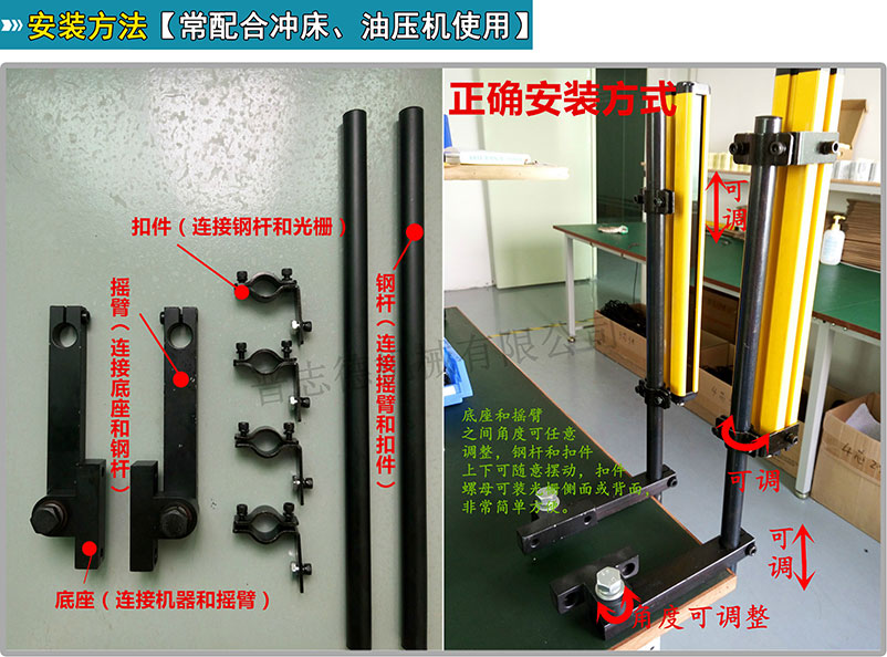 光電保護(hù)裝置安裝,光電保護(hù)裝置使用